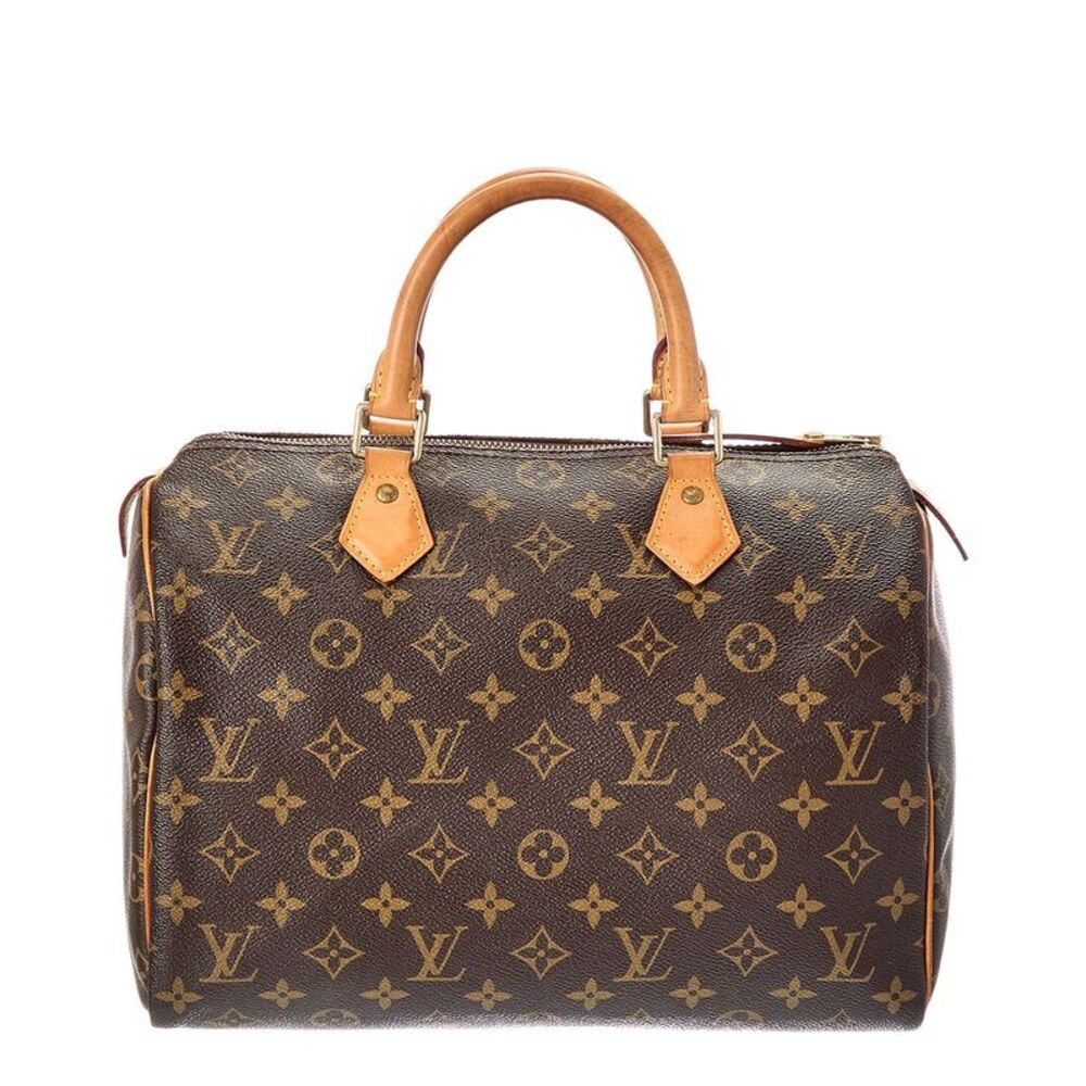 Louis Vuitton Brown Monogram Canvas Speedy 30 (Authentic Pre-Loved)